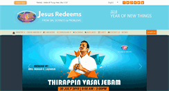 Desktop Screenshot of jesusredeems.net